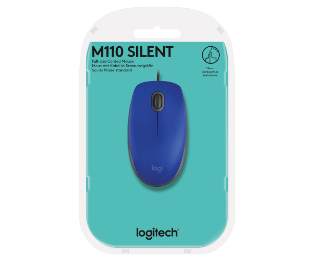 Logitech M110 Silent niebieska - 659861 - zdjęcie 3